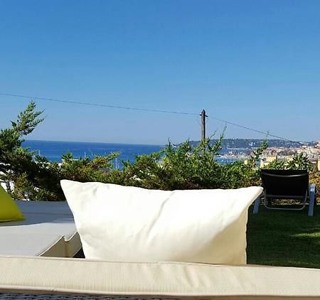 Cap Au Sud,Vue Panoramique Mer,Piscine マントン エクステリア 写真