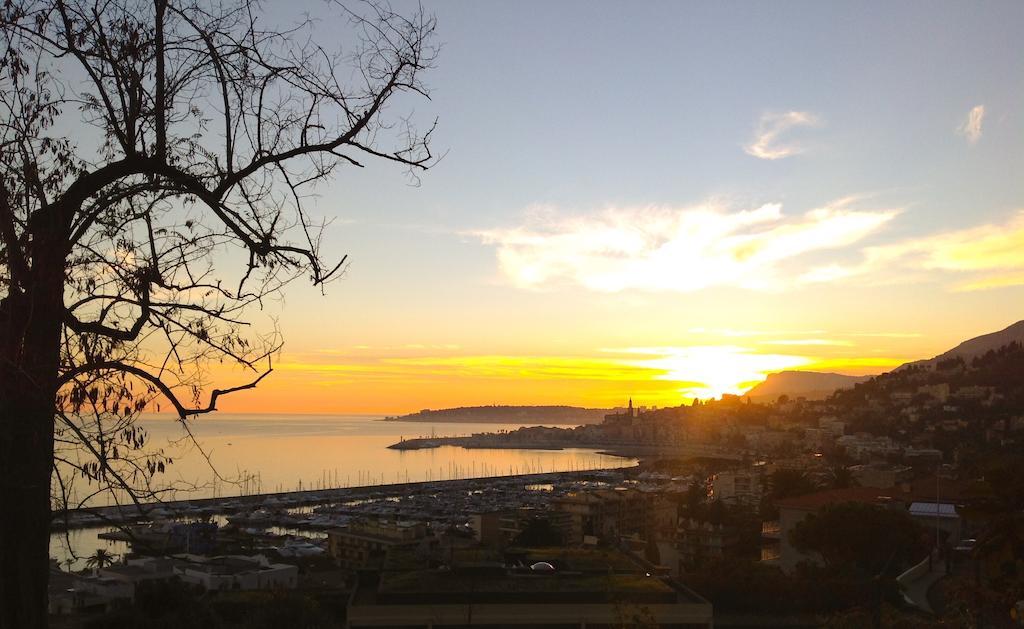 Cap Au Sud,Vue Panoramique Mer,Piscine マントン エクステリア 写真