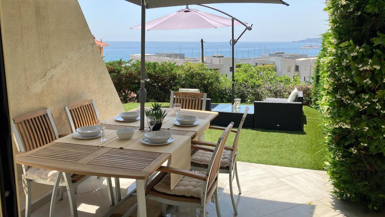 Cap Au Sud,Vue Panoramique Mer,Piscine マントン エクステリア 写真